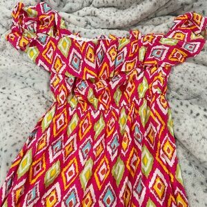 ⭐️Great colorful off the shoulder high/low summer dress⭐️